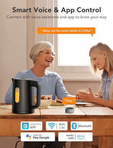GoveeLife 1.7L Smart Electric Kettle with Temperature Control