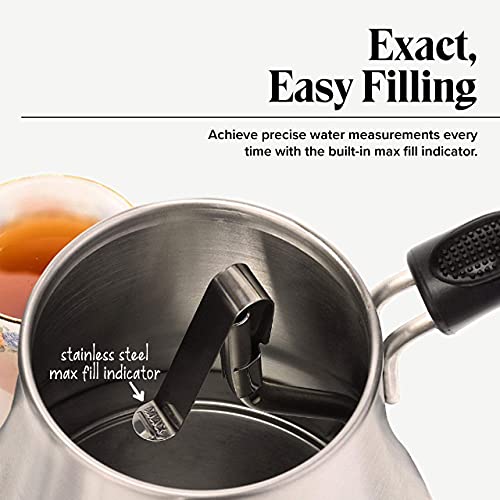 Electric Gooseneck Kettle with Temperature Control - 1L Stainless