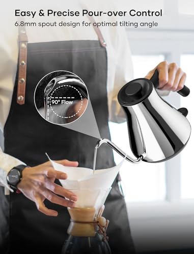 Offacy Gooseneck Electric Pour Over Coffee Kettle