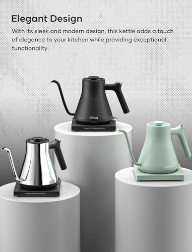 Offacy Gooseneck Electric Pour Over Coffee Kettle