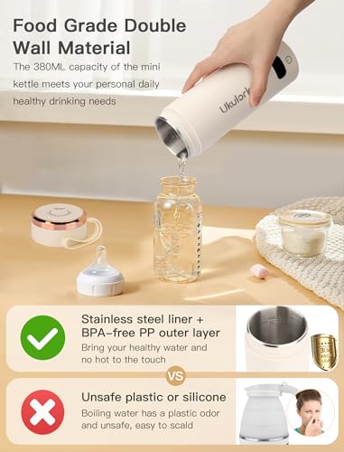 Portable Electric Mini Kettle for Tea and Coffee