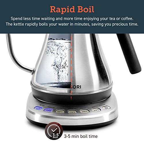 COSORI Electric Gooseneck Pour Over Coffee Kettle
