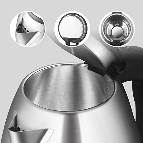 TOPWIT Electric Kettle 2.0L Stainless Steel Tea/Coffee Kettle