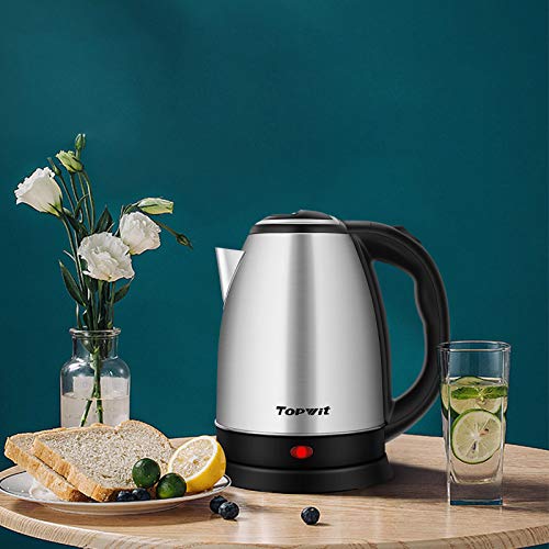 TOPWIT Electric Kettle 2.0L Stainless Steel Tea/Coffee Kettle