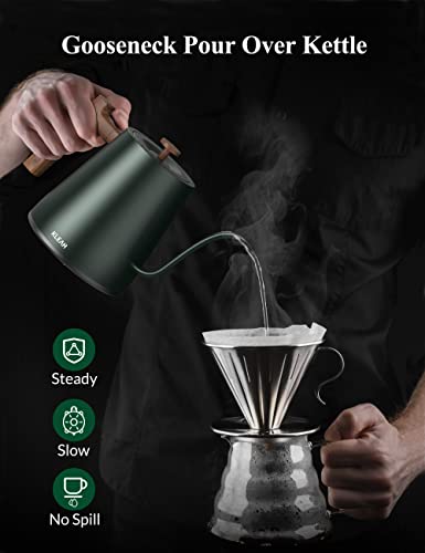 KLEAH Gooseneck Electric Kettle - 0.8L Tea & Coffee