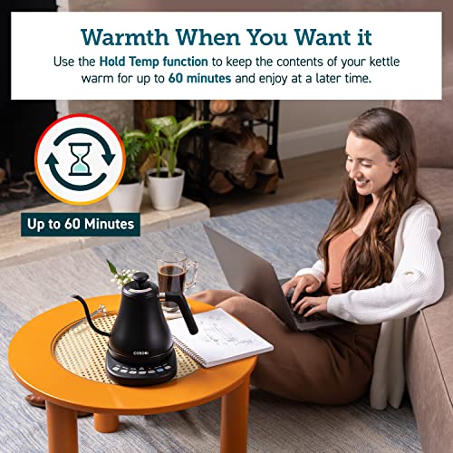 COSORI Smart Bluetooth Gooseneck Kettle for Coffee & Tea