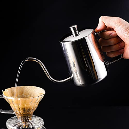 YOLIFE 20 oz Stainless Steel Gooseneck Coffee Kettle