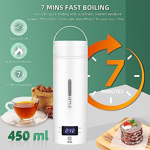Portable Travel Electric Kettle for Tea and Coffee