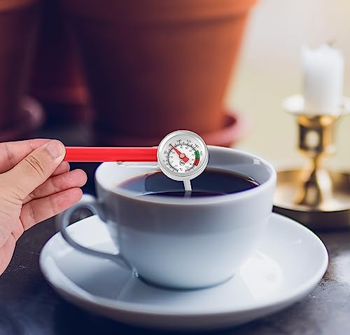 Efengcook 2 Pack Milk Frothing Thermometer - Color Dial