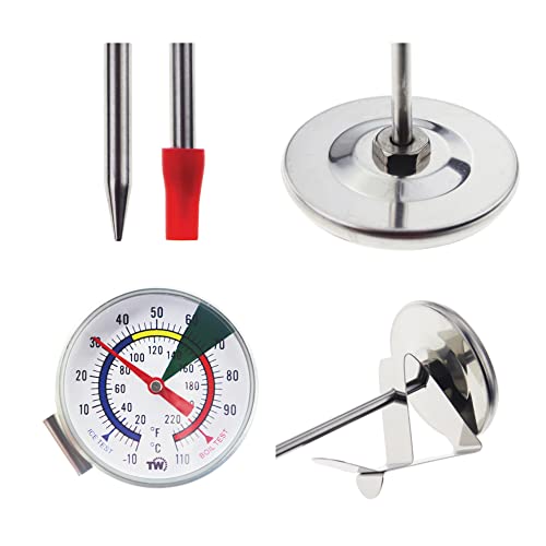 Steaming Milk Thermometer for Barista Coffee & Espresso