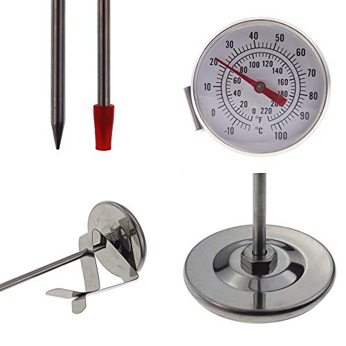 Barista Milk Thermometer for Steaming Milk, Yogurt Making