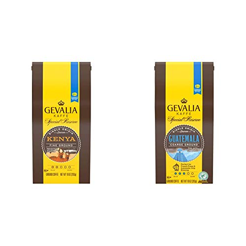 Gevalia Kenya and Guatemala Medium Roast Coffee Bundle