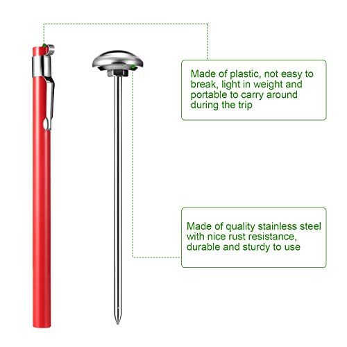 3-Piece Stainless Steel Milk Frothing Thermometer Set