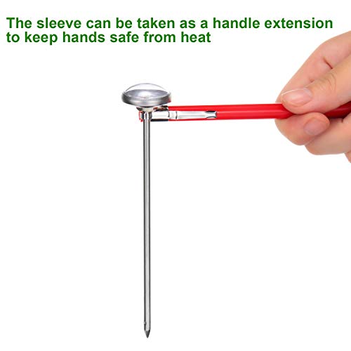 3-Piece Stainless Steel Milk Frothing Thermometer Set