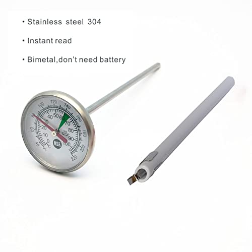 Efengcook Instant Read Thermometer for Perfect Coffee Drinks