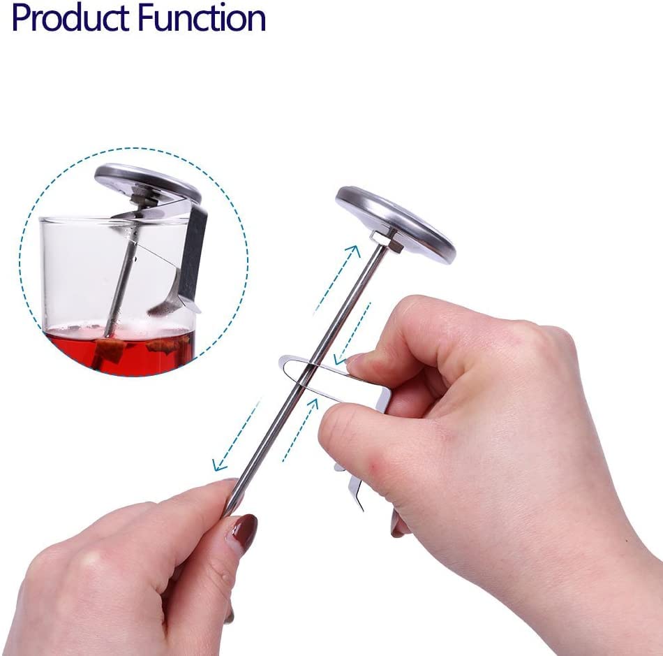 Efengcook Instant Read Thermometer for Perfect Coffee Drinks