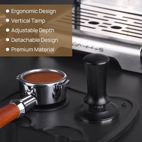 51mm Attsky Espresso Tamper with Depth Adjustment