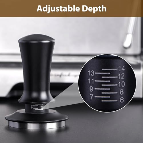 51mm Attsky Espresso Tamper with Depth Adjustment