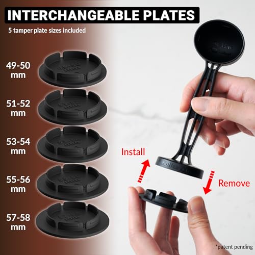 Espresso Scoop and Tamper Set with 5 Sizes