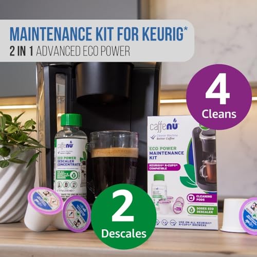 Keurig Coffee Machine Descaling Solution & Cleaning Kit