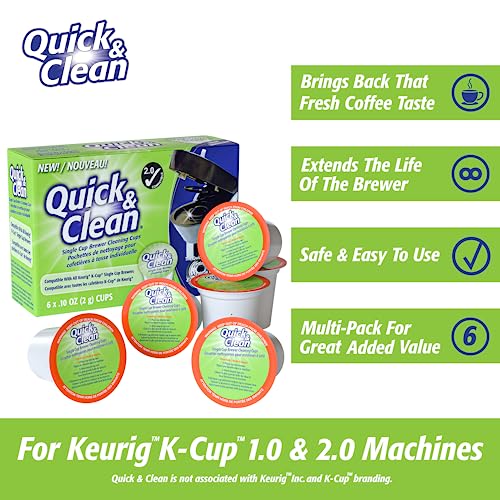 Eco-Friendly Keurig K Cup Cleaner Pods [6-Pack]