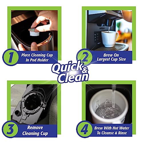 Eco-Friendly Keurig K Cup Cleaner Pods [6-Pack]