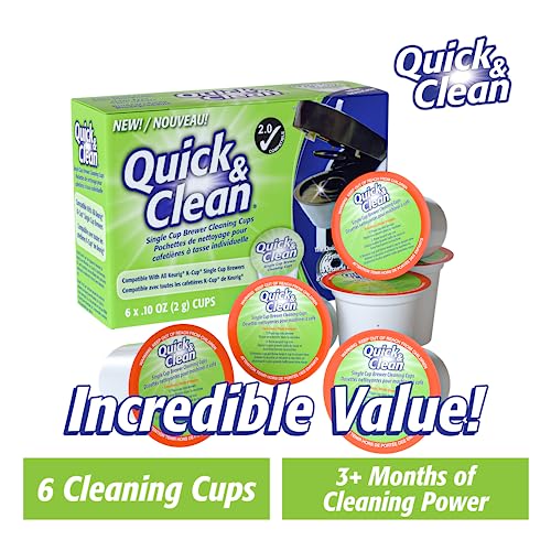 Eco-Friendly Keurig K Cup Cleaner Pods [6-Pack]