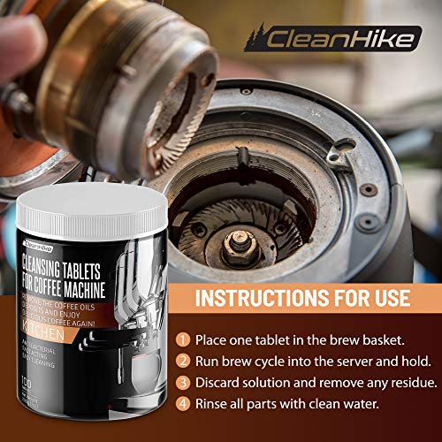 Professional Coffee Machine Cleaning Tablets (100 tablets) for All Brands