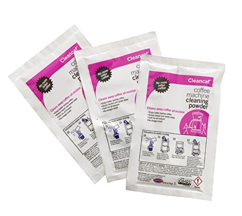 Urnex Coffee Cleaner Powder - 3 Packets - Safe On Keurig, Nespresso, Ninja