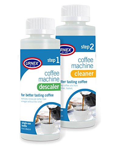 Urnex Coffee Maker Cleaner and Descaler Kit - 2-Pack