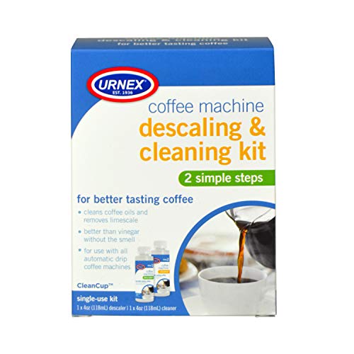Urnex Coffee Maker Cleaner and Descaler Kit - 2-Pack