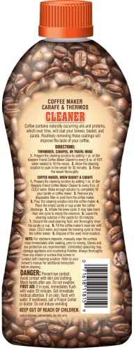 Coffee Maker Cleaner removes rez, tannins, stains - 12 oz