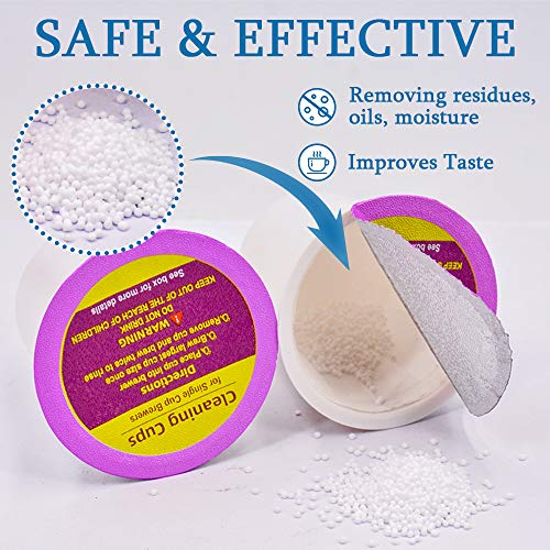 6 pack K-Cup Cleaner Pods for Keurig Coffee