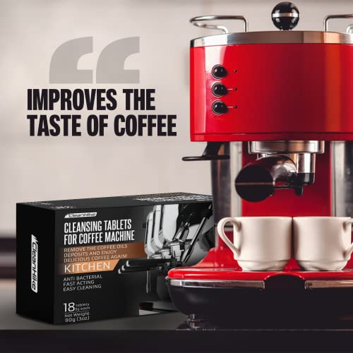 Espresso Machine Cleaning Tablets - 54 Tabs for All Brands