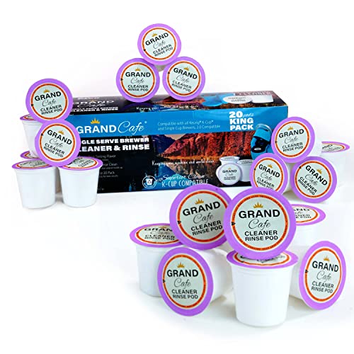 Grand Cafe K-Cup Cleaner and Rinse - 20 Pack
