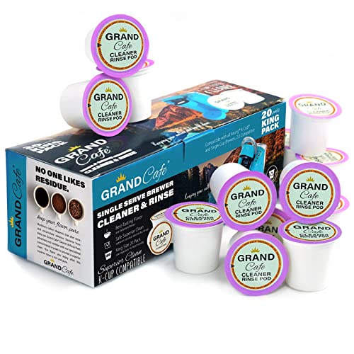 Grand Cafe K-Cup Cleaner and Rinse - 20 Pack