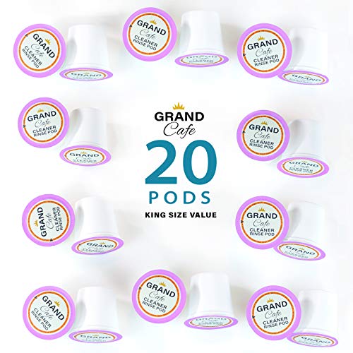 Grand Cafe K-Cup Cleaner and Rinse - 20 Pack