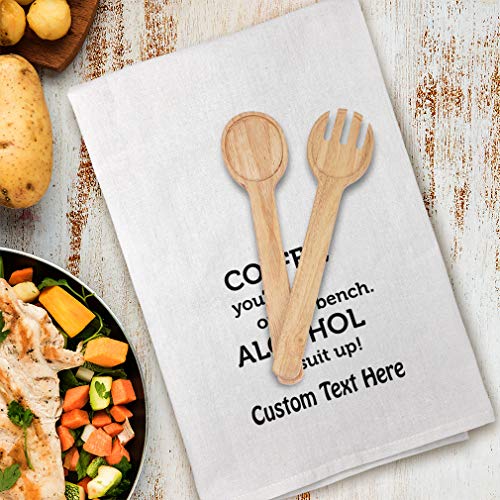 Custom Coffee Theme Kitchen Dish Towels