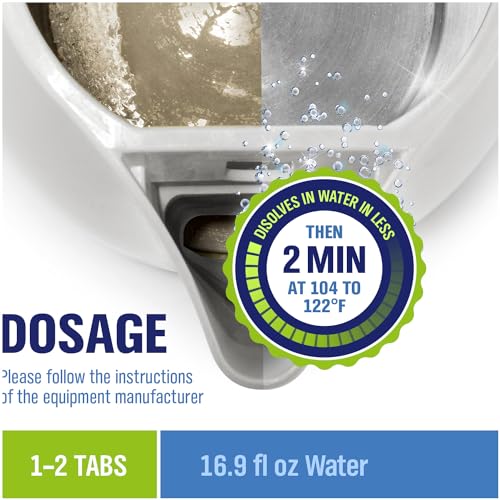 WoldoClean 2in1 Descaler Tablets for Coffee Machines - Keurig, Nespresso, Delonghi, Miele