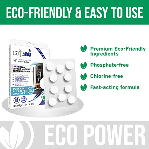 Caffenu Coffee Machine Cleaner Tablets (10 Tablets)