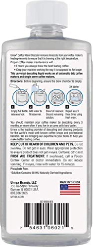 Urnex Barista-Approved Keurig Descaling Solution: 2 Pack