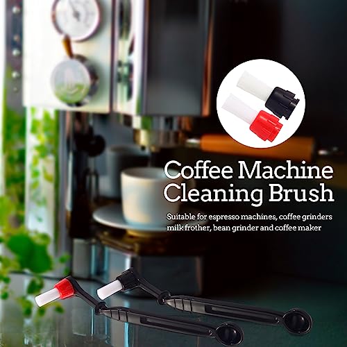 2 Coffee Cleaning Brushes with Spoons & Filter