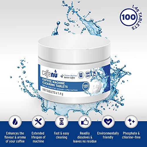 Caffenu Coffee Machine Cleaner Tablets - 100 Tablets