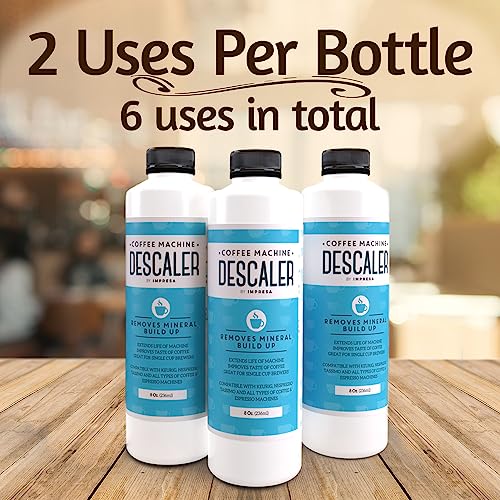 IMPRESA 3 Pack Coffee Machine Descaler for Keurig