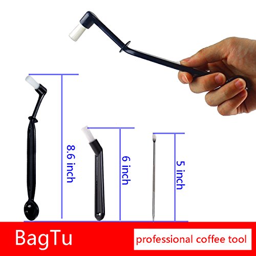 BagTu Coffee Machine Cleaning Brush & Spoon Set