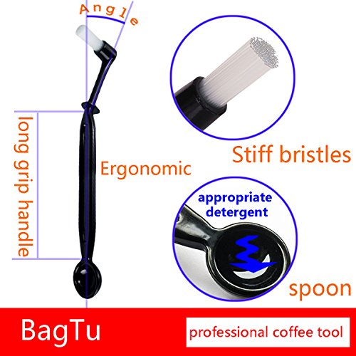 BagTu Coffee Machine Cleaning Brush & Spoon Set