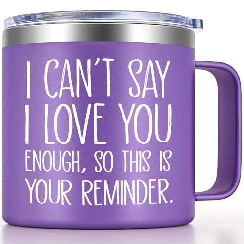 Lifecapido Love You Insulated Coffee Mug, Gift for Her