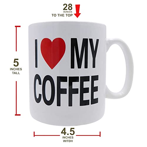 28oz XL Coffee Mug for Coffee Lovers Decoration