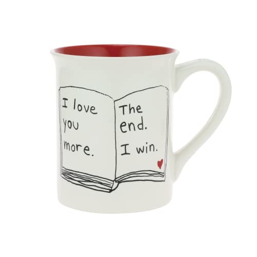Enesco Love You More Happy Ending Story Coffee Mug