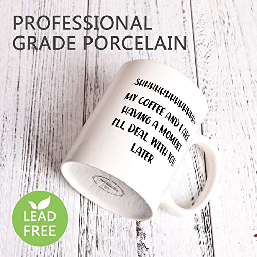 Bosmarlin Large Funny Coffee Mug for Office Worker